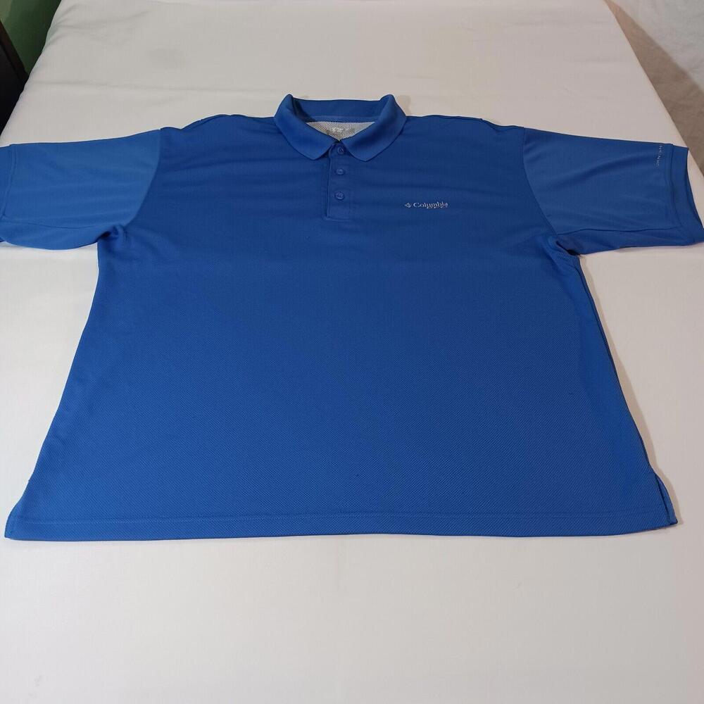 Columbia PFG FM6016 Perfect Cast Fishing Polo Shirt Men's Vented Omni Shade 2XL